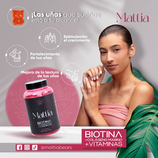 GOMAS BIOTINA + COLAGENO MARINO  🐟